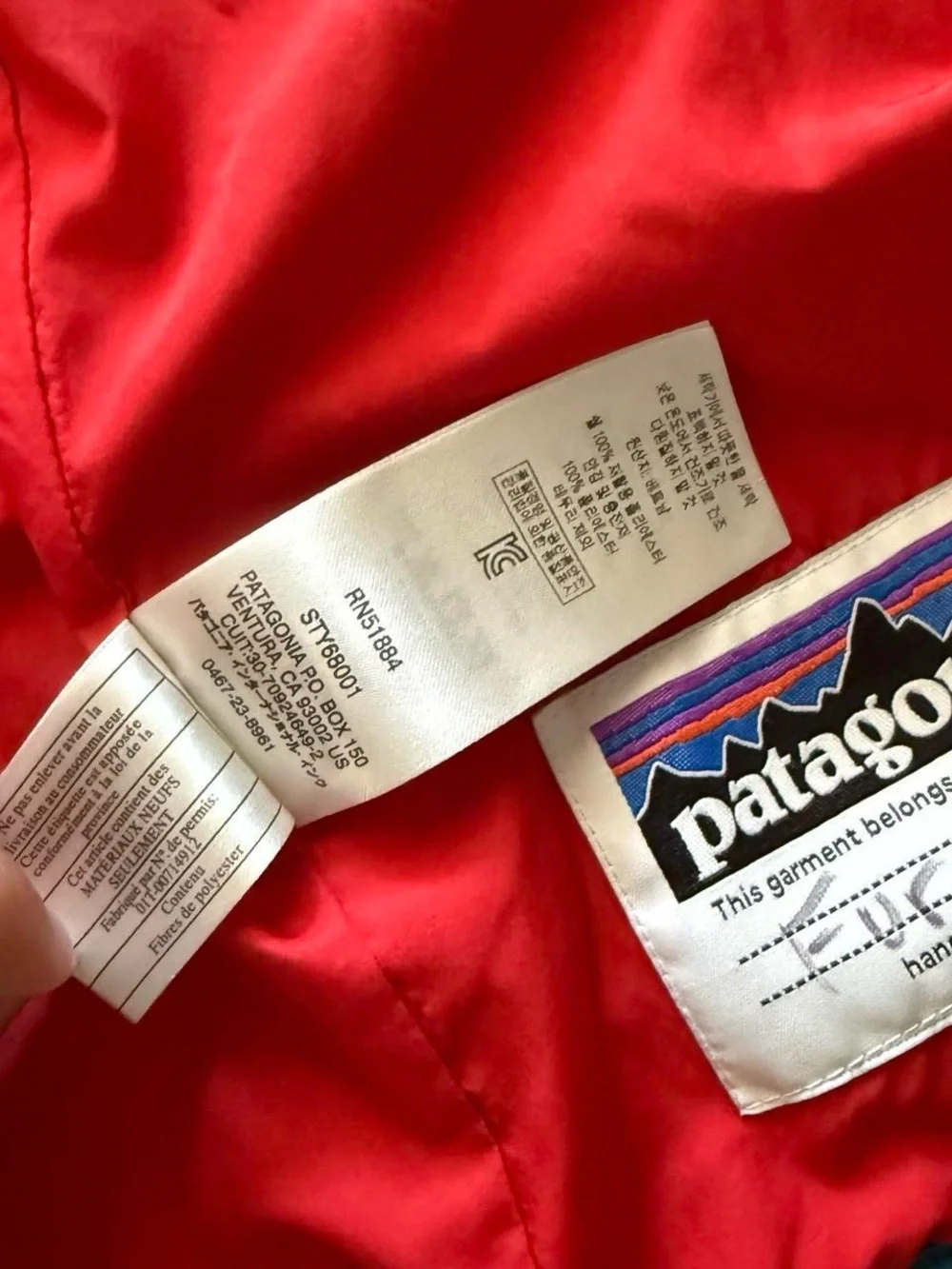 Patagonia Bright Blue Kids Nano Puff Jacket Sz S 7 8 boys girls unisex